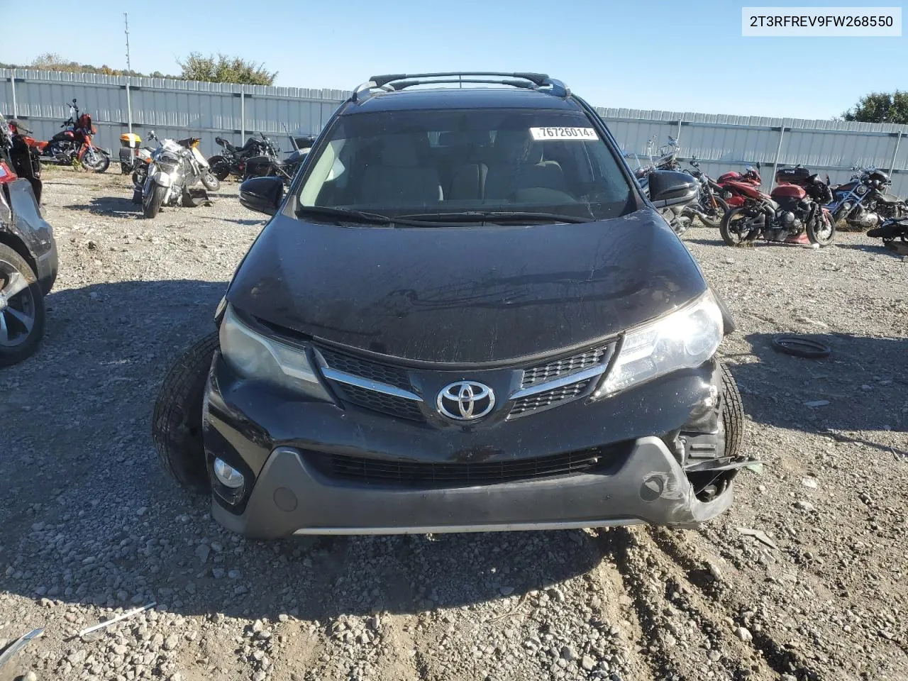 2015 Toyota Rav4 Xle VIN: 2T3RFREV9FW268550 Lot: 76726014