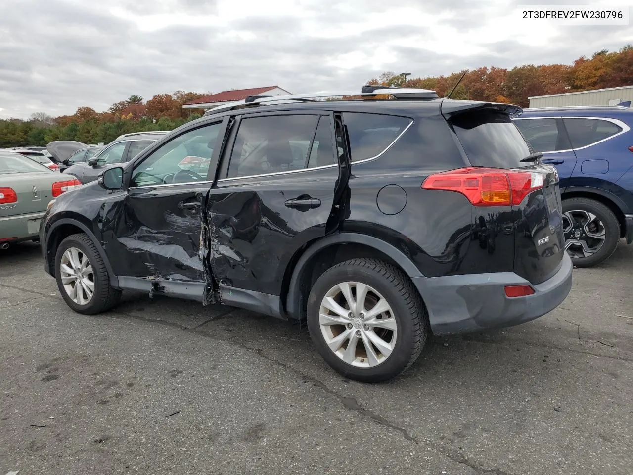 2015 Toyota Rav4 Limited VIN: 2T3DFREV2FW230796 Lot: 77407804