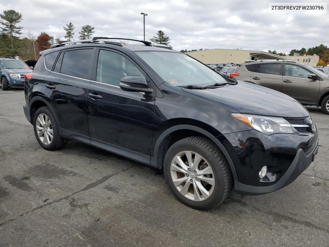 2015 Toyota Rav4 Limited VIN: 2T3DFREV2FW230796 Lot: 77407804