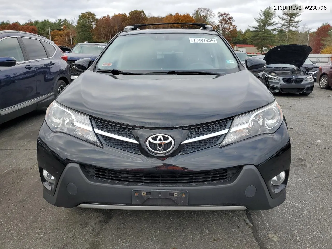 2015 Toyota Rav4 Limited VIN: 2T3DFREV2FW230796 Lot: 77407804