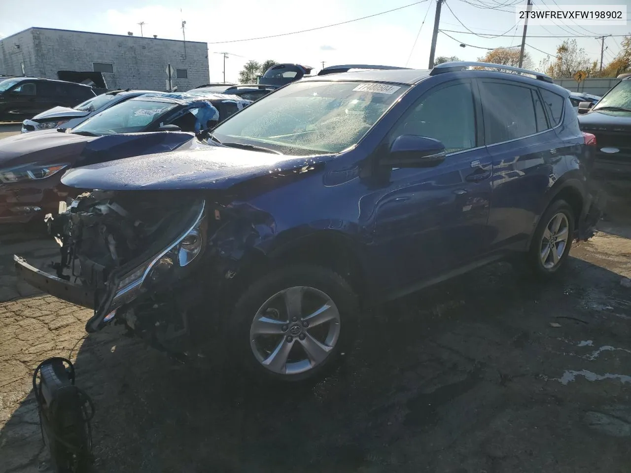 2015 Toyota Rav4 Xle VIN: 2T3WFREVXFW198902 Lot: 77480504