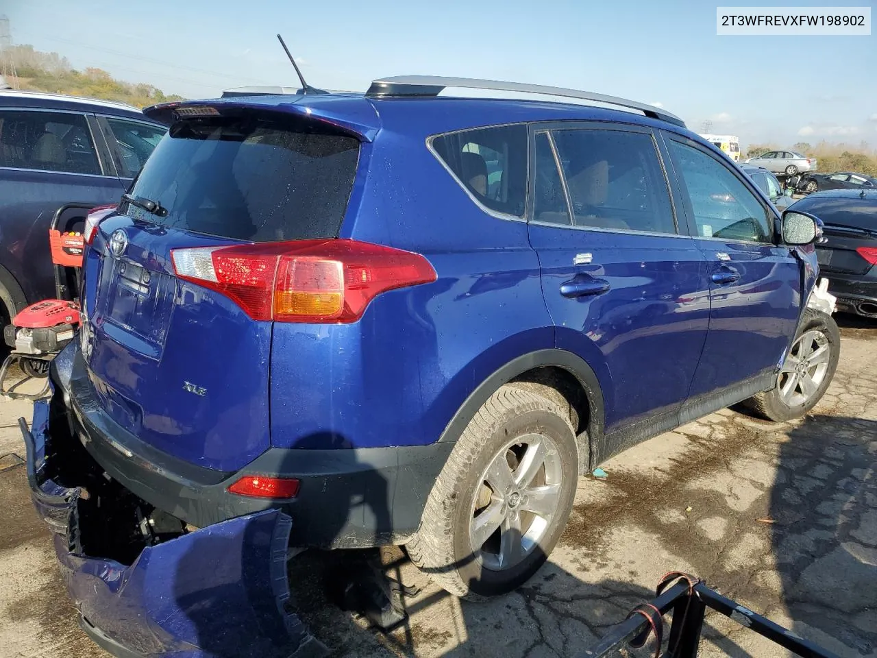 2015 Toyota Rav4 Xle VIN: 2T3WFREVXFW198902 Lot: 77480504