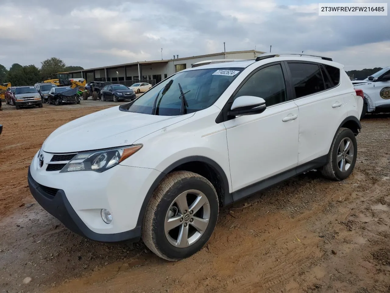 2015 Toyota Rav4 Xle VIN: 2T3WFREV2FW216485 Lot: 77482624