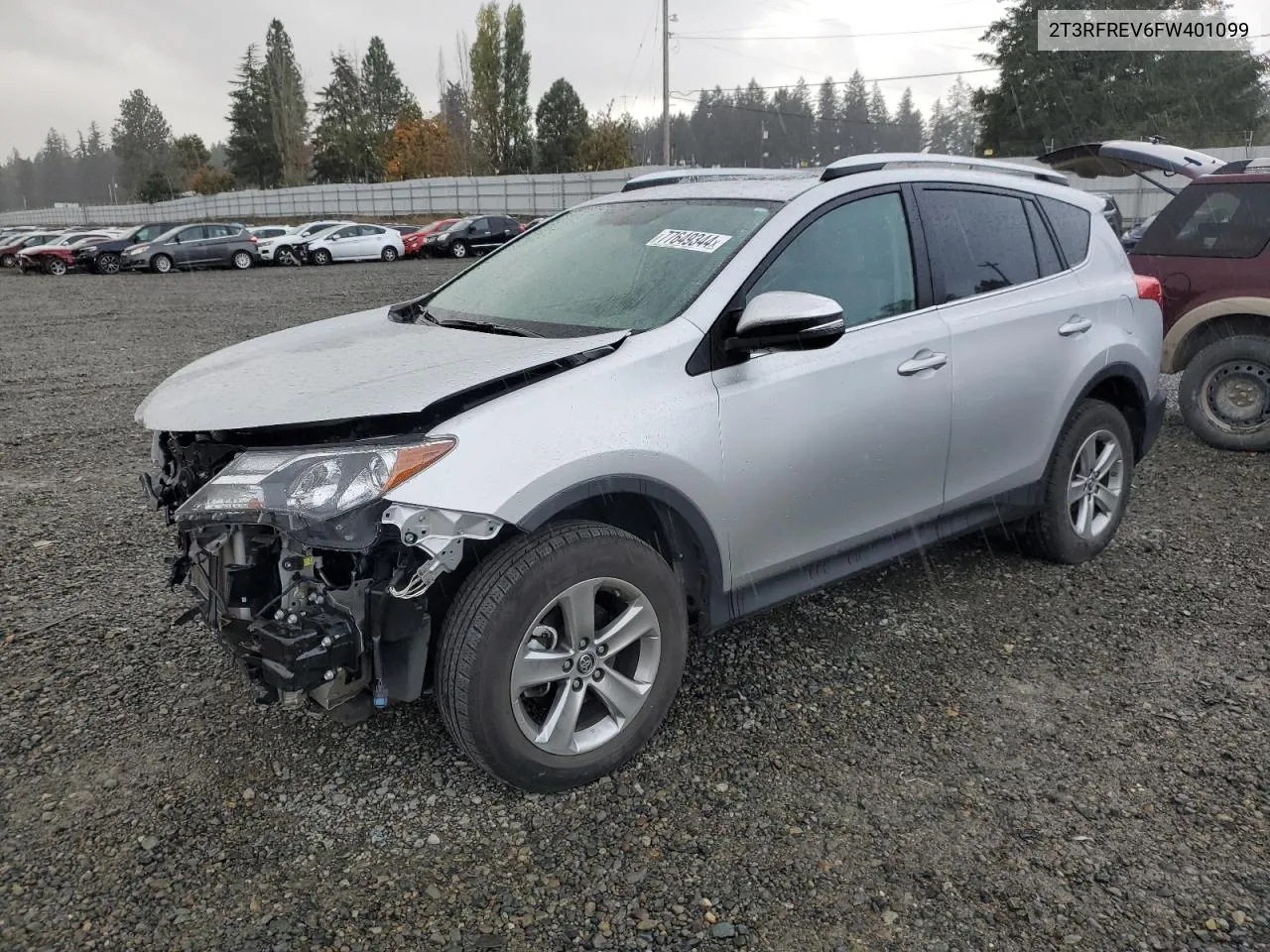 2015 Toyota Rav4 Xle VIN: 2T3RFREV6FW401099 Lot: 77649344