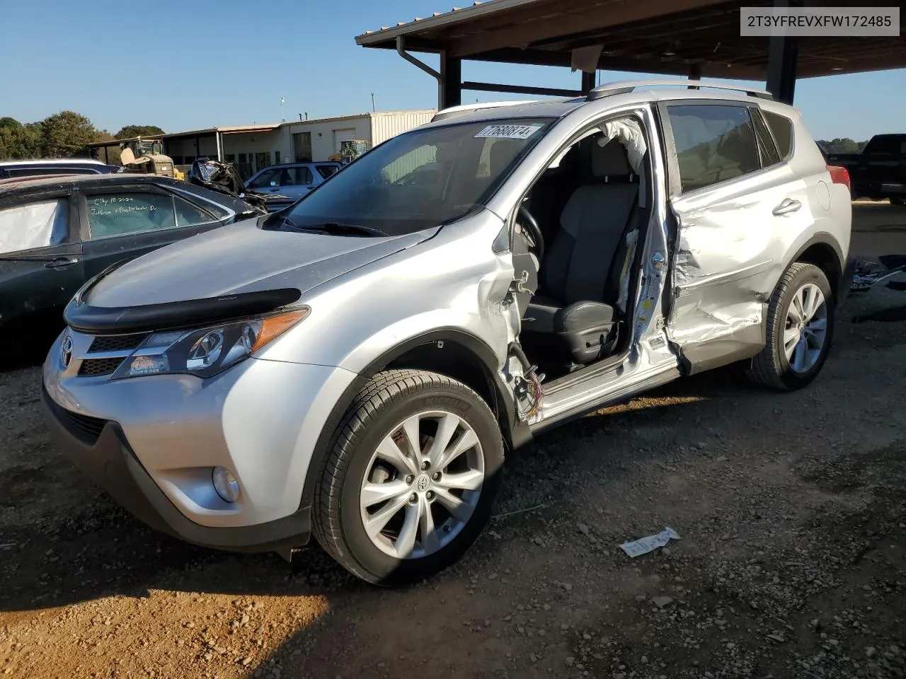 2015 Toyota Rav4 Limited VIN: 2T3YFREVXFW172485 Lot: 77680874