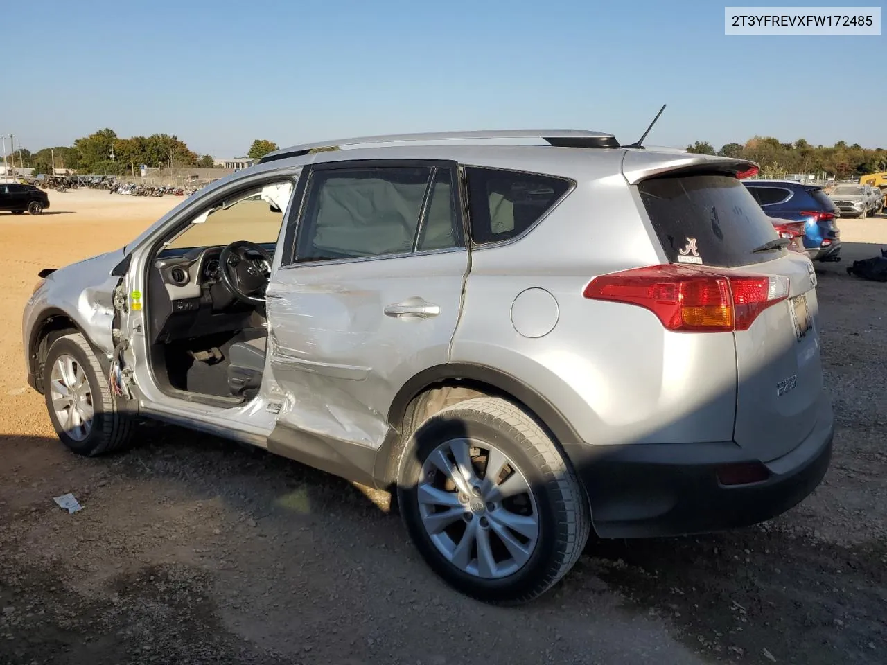 2015 Toyota Rav4 Limited VIN: 2T3YFREVXFW172485 Lot: 77680874