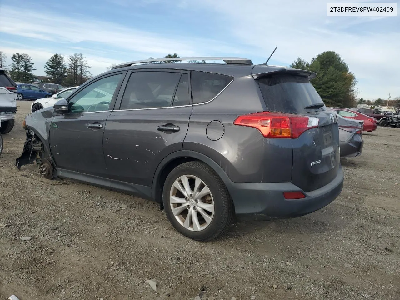 2015 Toyota Rav4 Limited VIN: 2T3DFREV8FW402409 Lot: 77770254