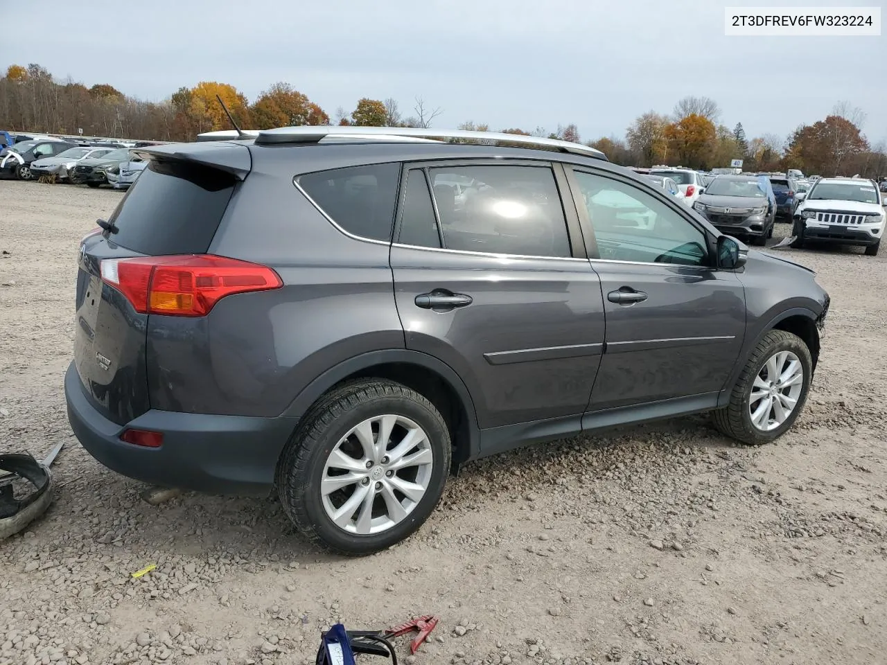 2015 Toyota Rav4 Limited VIN: 2T3DFREV6FW323224 Lot: 77827864