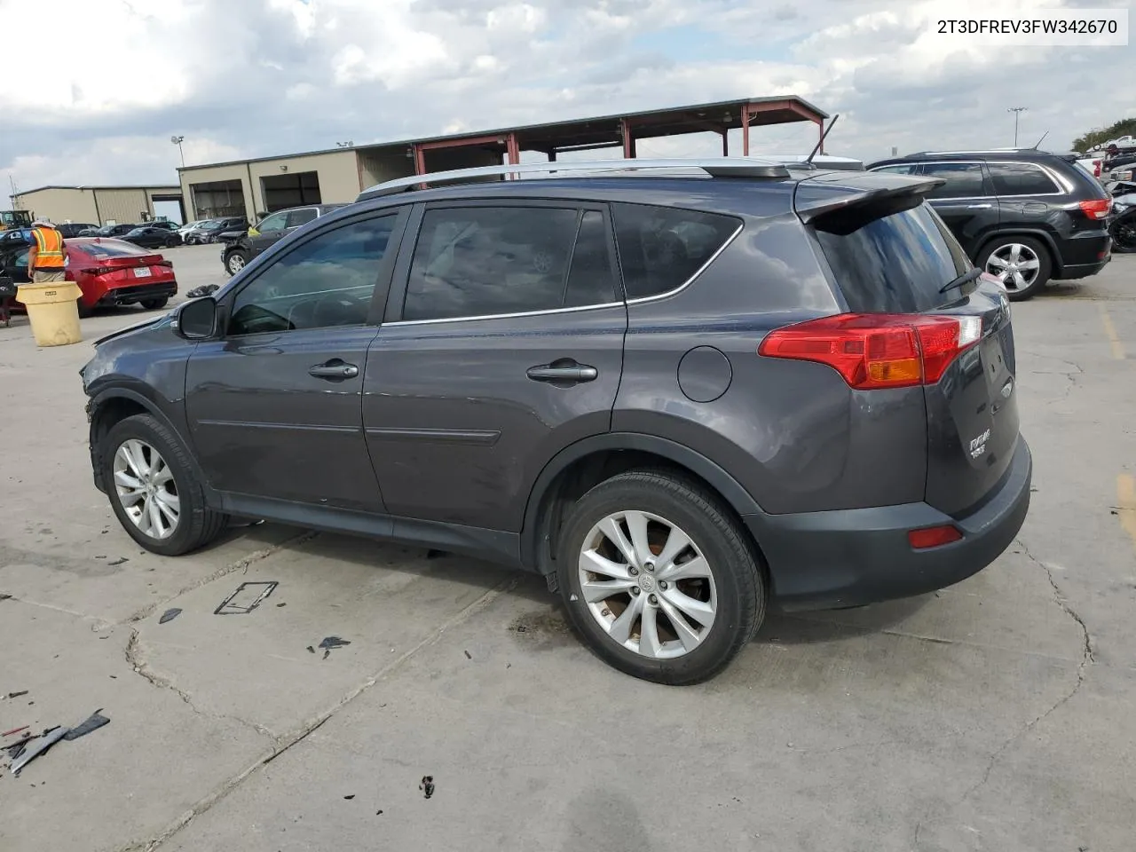 2015 Toyota Rav4 Limited VIN: 2T3DFREV3FW342670 Lot: 77943034