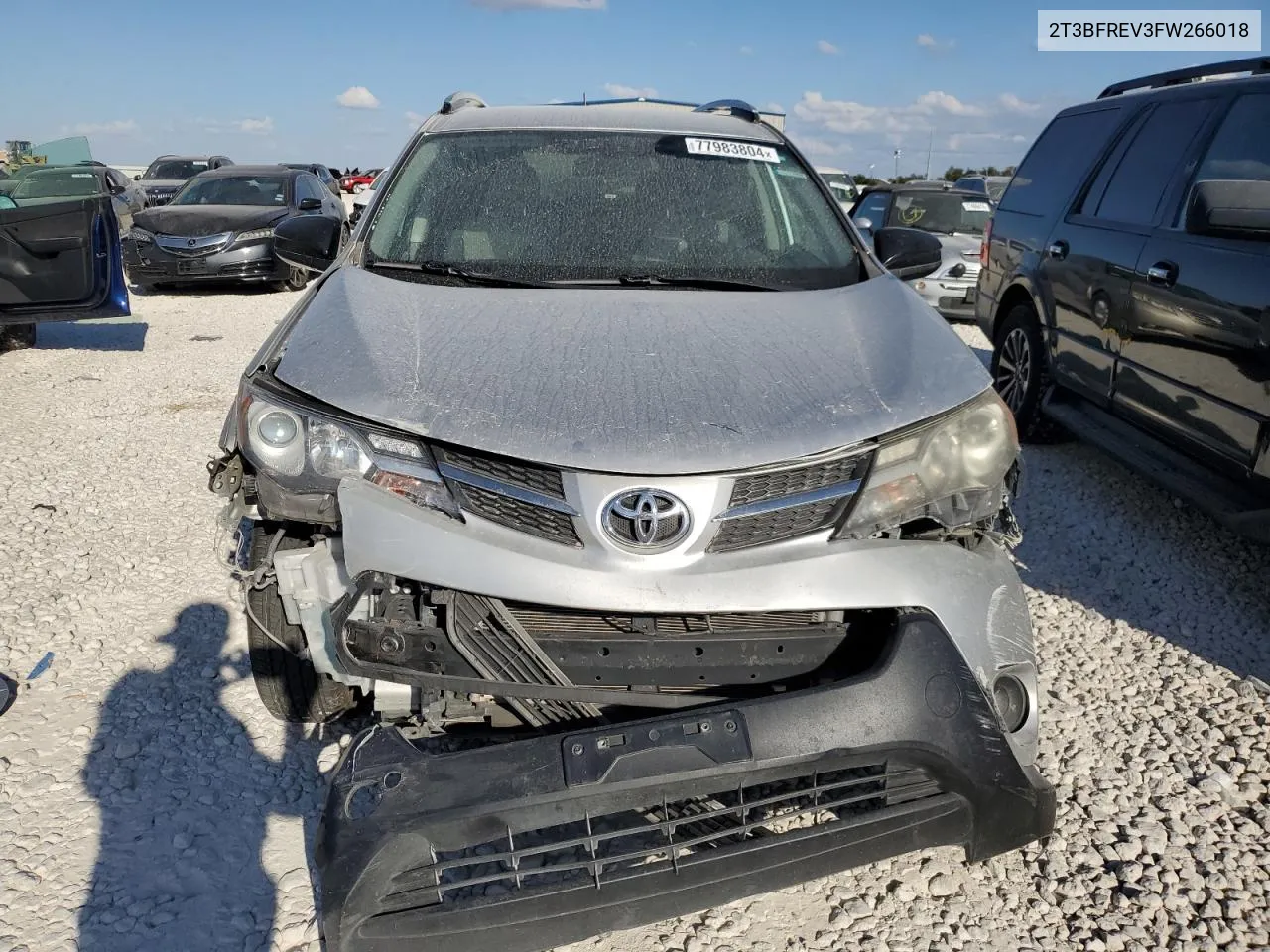 2015 Toyota Rav4 Le VIN: 2T3BFREV3FW266018 Lot: 77983804