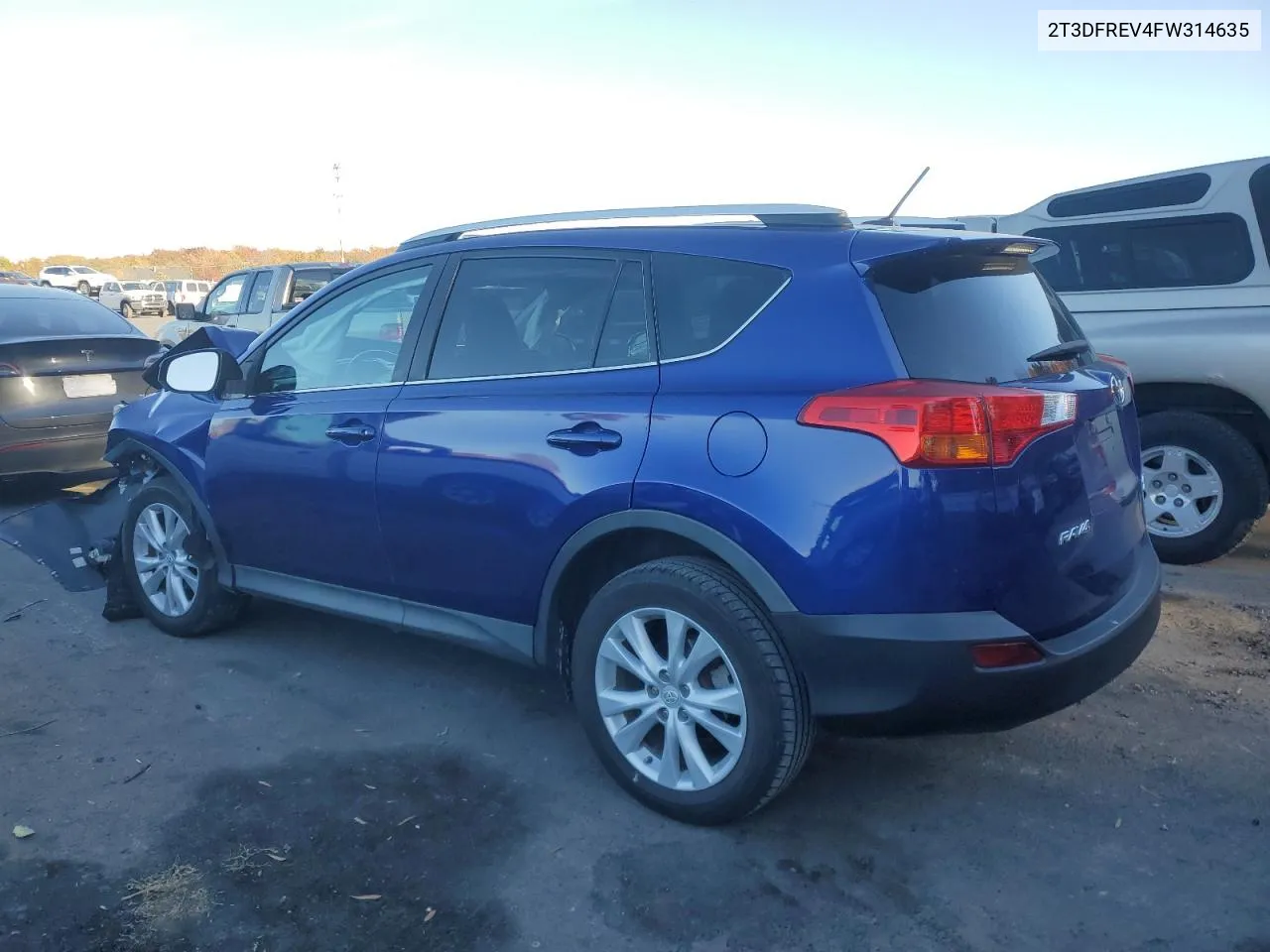 2015 Toyota Rav4 Limited VIN: 2T3DFREV4FW314635 Lot: 77999924