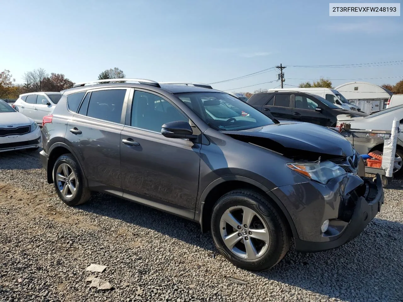 2T3RFREVXFW248193 2015 Toyota Rav4 Xle