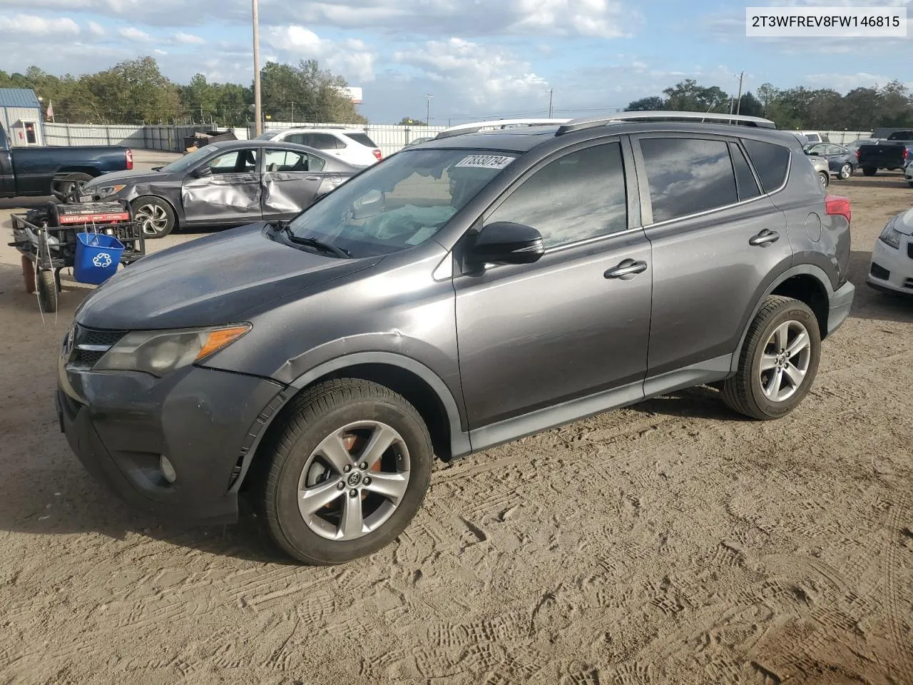 2015 Toyota Rav4 Xle VIN: 2T3WFREV8FW146815 Lot: 78330794