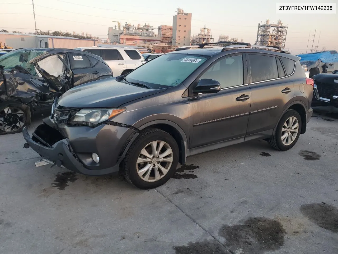 2015 Toyota Rav4 Limited VIN: 2T3YFREV1FW149208 Lot: 78380684