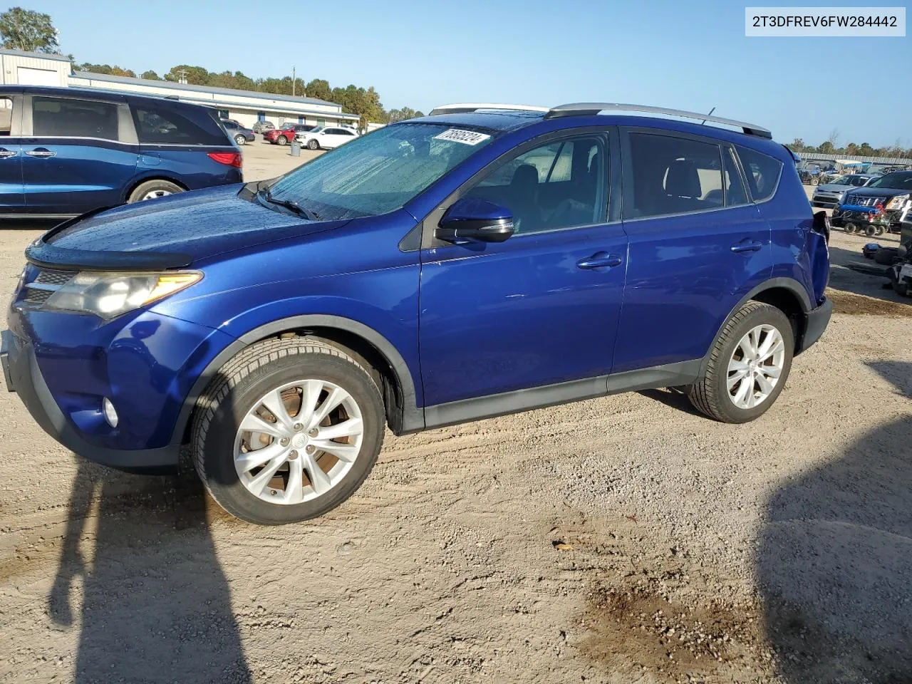 2015 Toyota Rav4 Limited VIN: 2T3DFREV6FW284442 Lot: 78505224