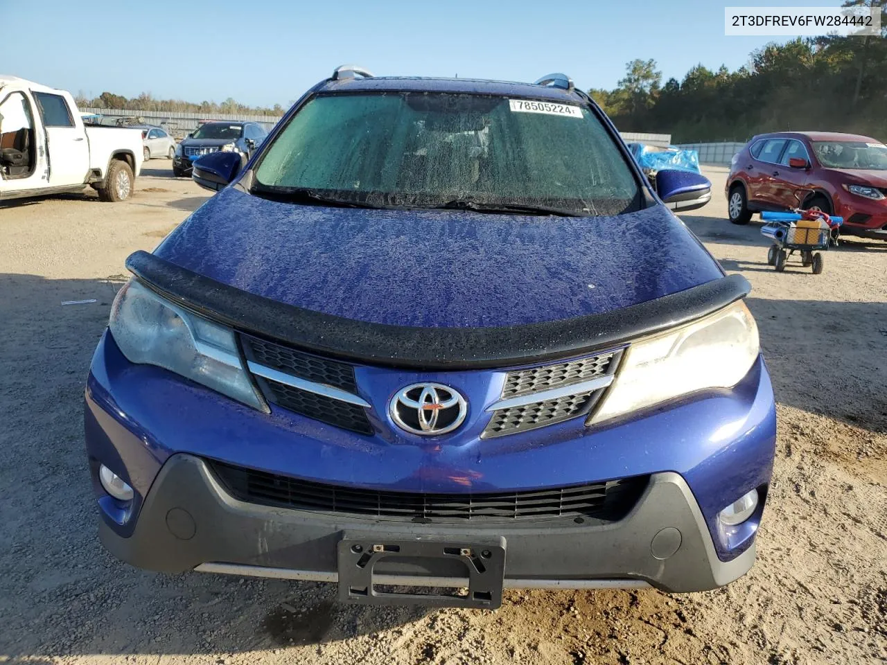 2015 Toyota Rav4 Limited VIN: 2T3DFREV6FW284442 Lot: 78505224