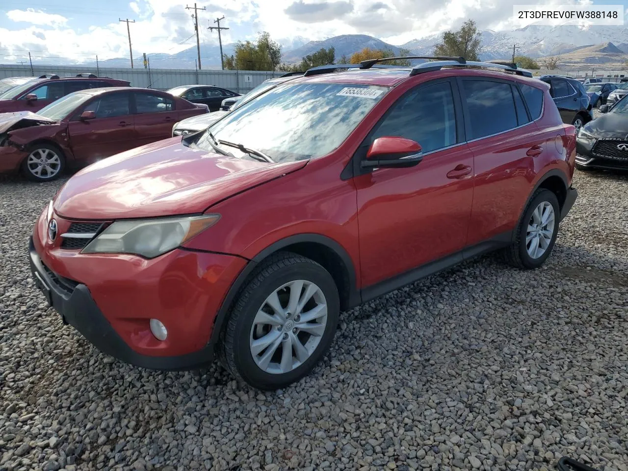 2015 Toyota Rav4 Limited VIN: 2T3DFREV0FW388148 Lot: 78538304