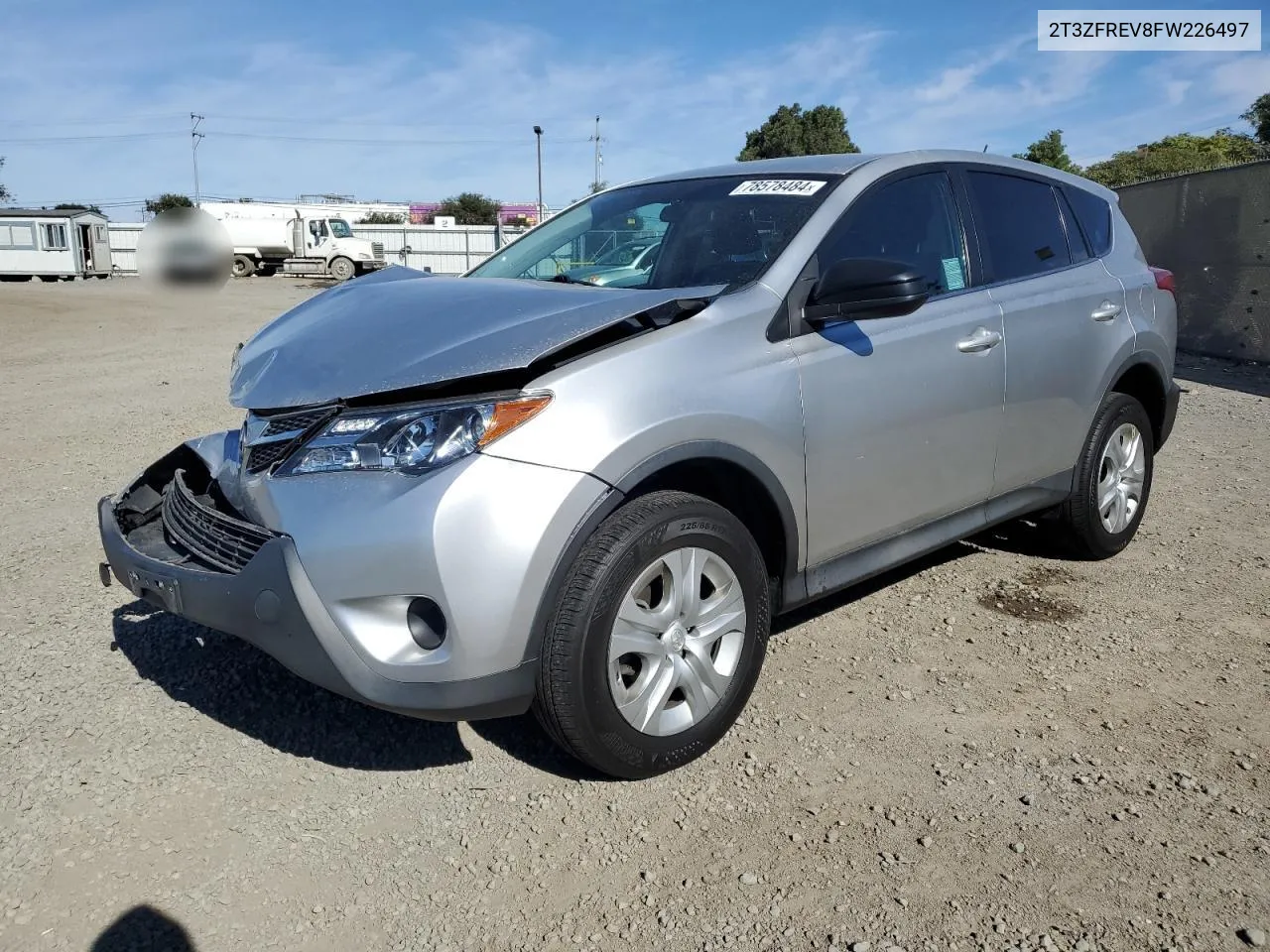 2015 Toyota Rav4 Le VIN: 2T3ZFREV8FW226497 Lot: 78578484