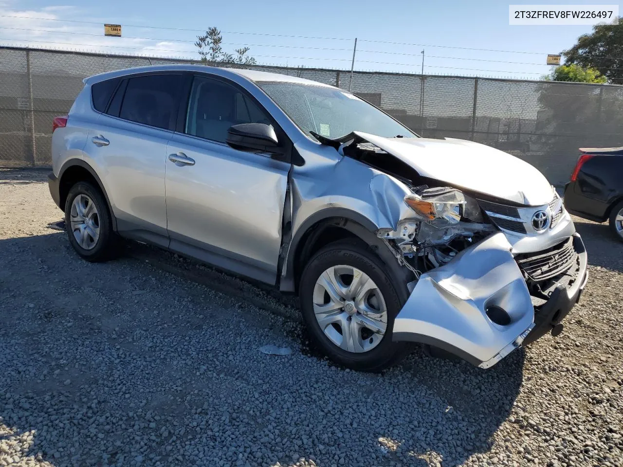 2015 Toyota Rav4 Le VIN: 2T3ZFREV8FW226497 Lot: 78578484