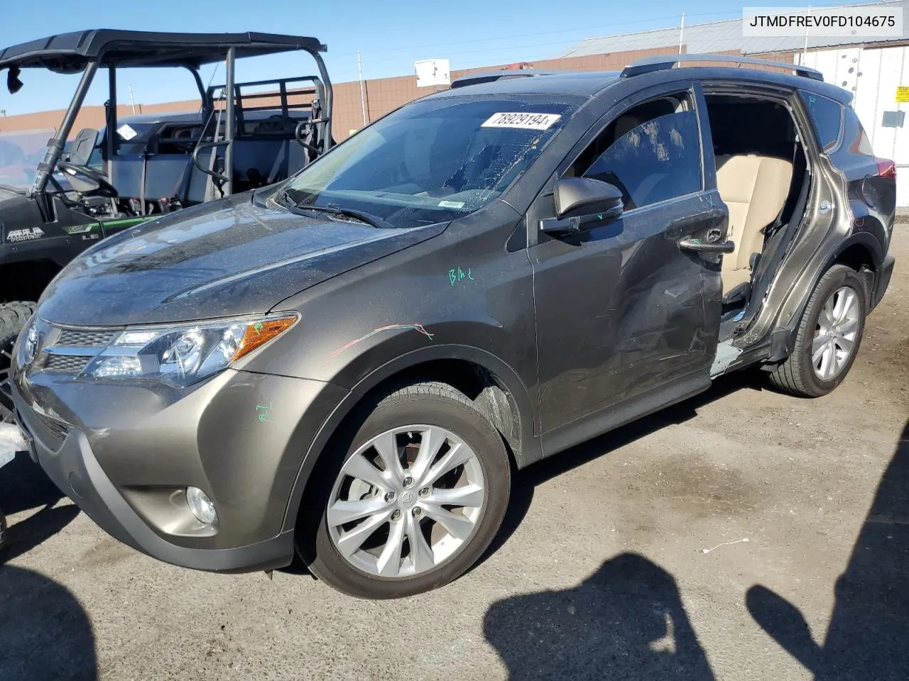 2015 Toyota Rav4 Limited VIN: JTMDFREV0FD104675 Lot: 78929194