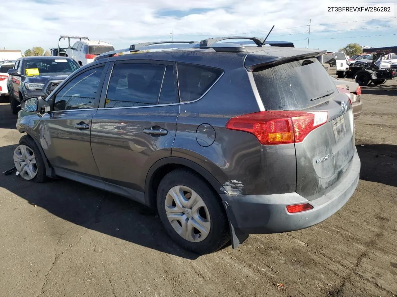 2015 Toyota Rav4 Le VIN: 2T3BFREVXFW286282 Lot: 78943734