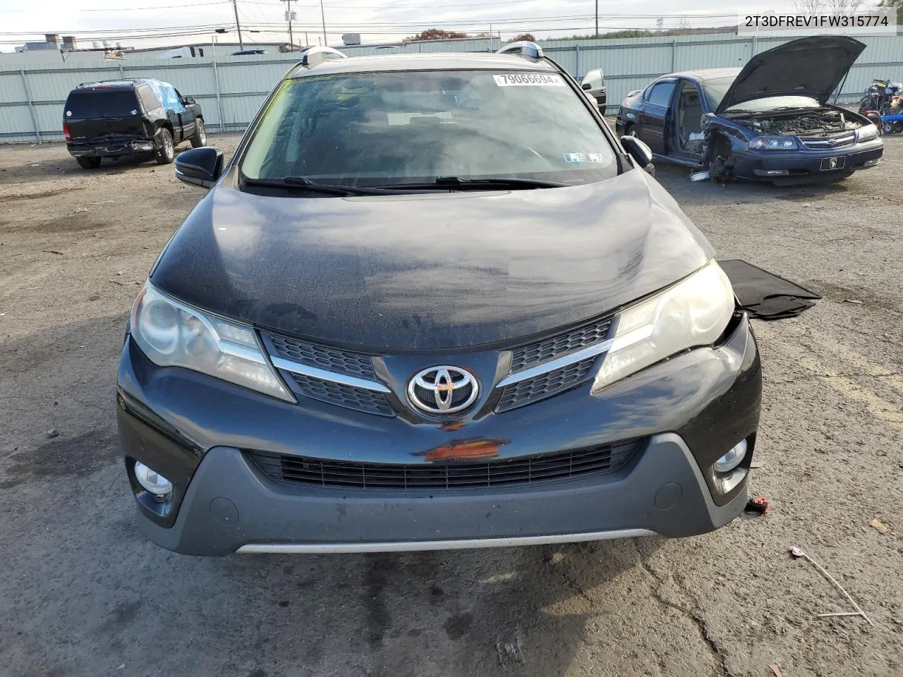 2015 Toyota Rav4 Limited VIN: 2T3DFREV1FW315774 Lot: 79066694