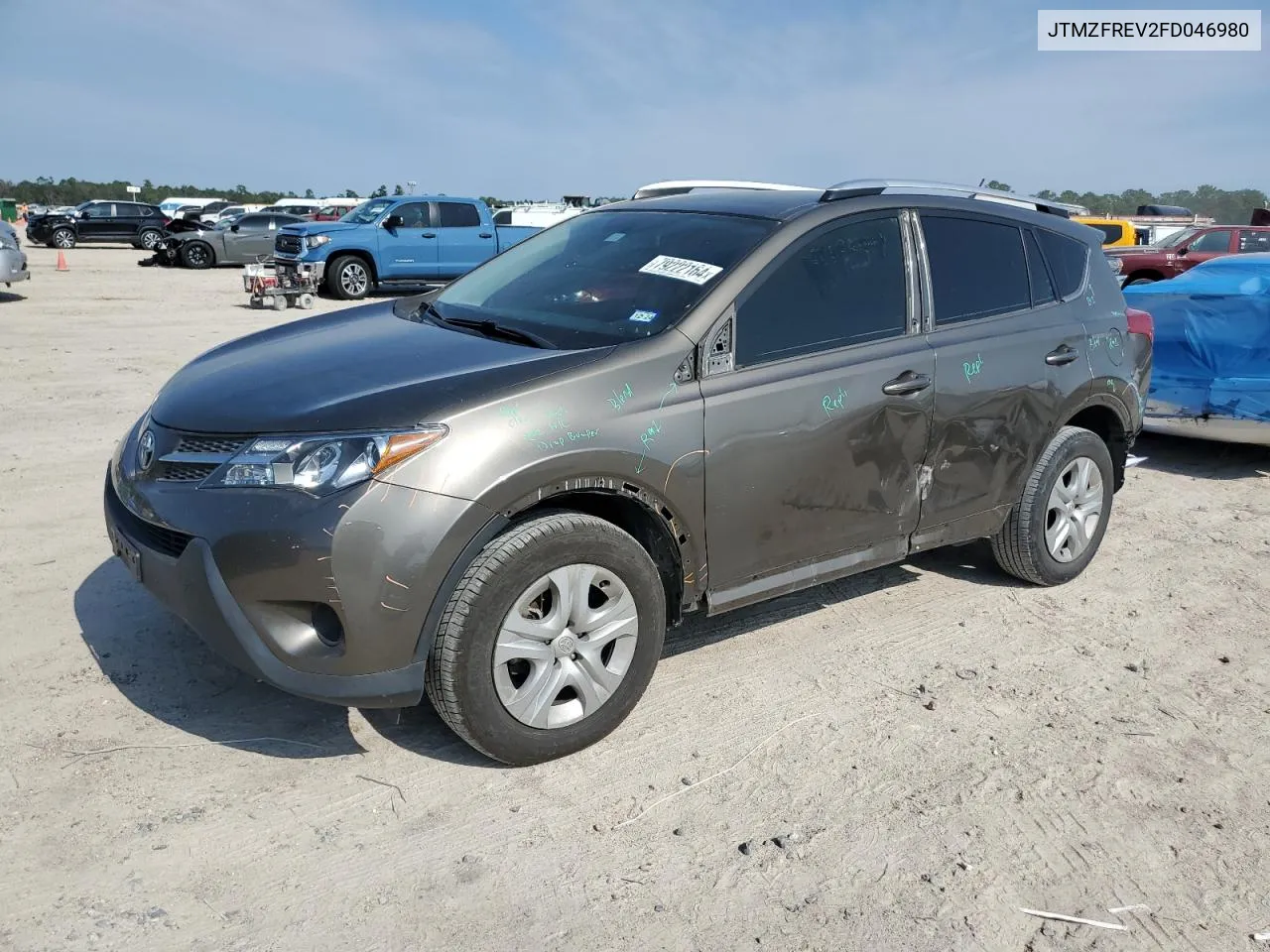 2015 Toyota Rav4 Le VIN: JTMZFREV2FD046980 Lot: 79222164