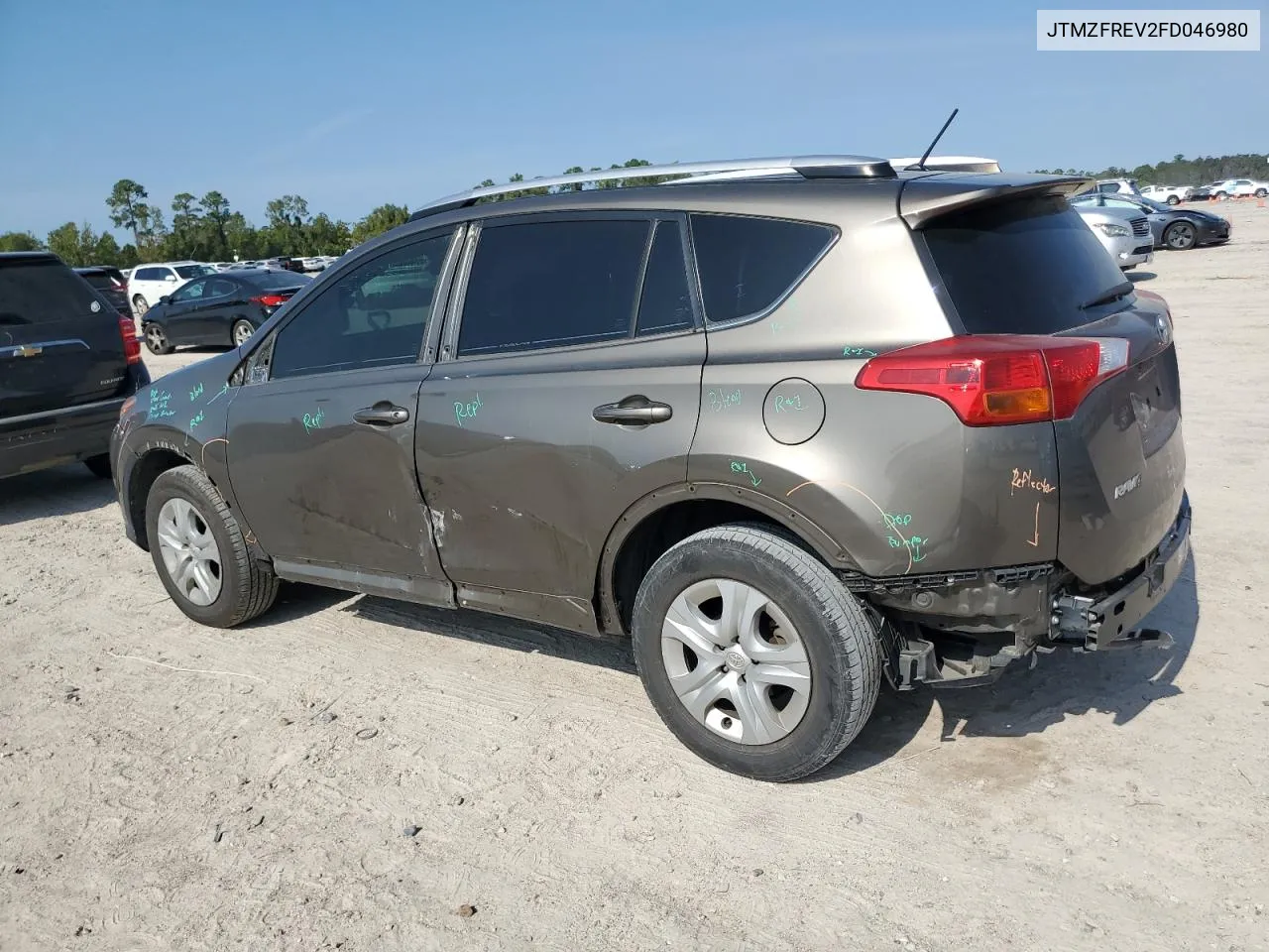 2015 Toyota Rav4 Le VIN: JTMZFREV2FD046980 Lot: 79222164