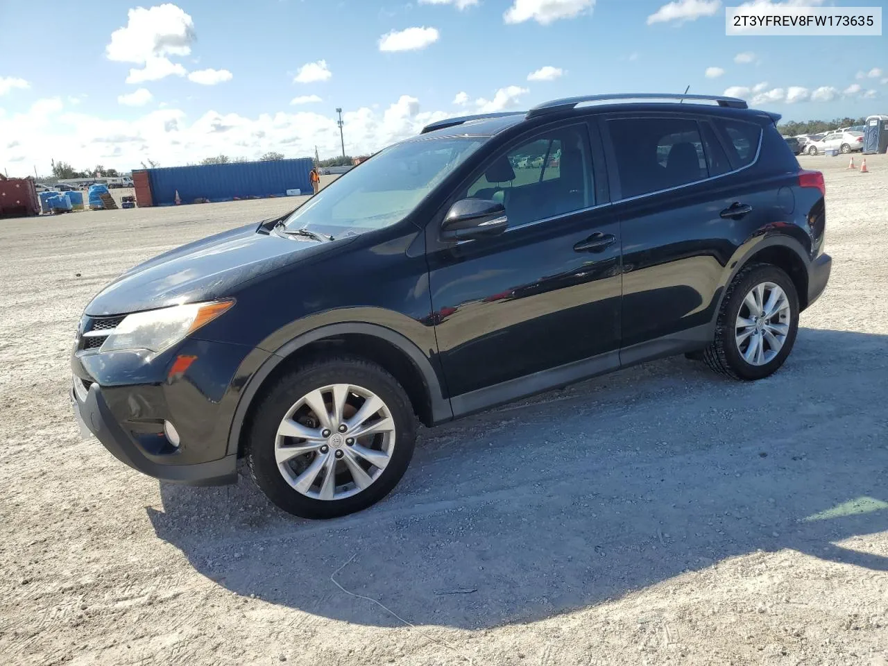 2015 Toyota Rav4 Limited VIN: 2T3YFREV8FW173635 Lot: 79274704