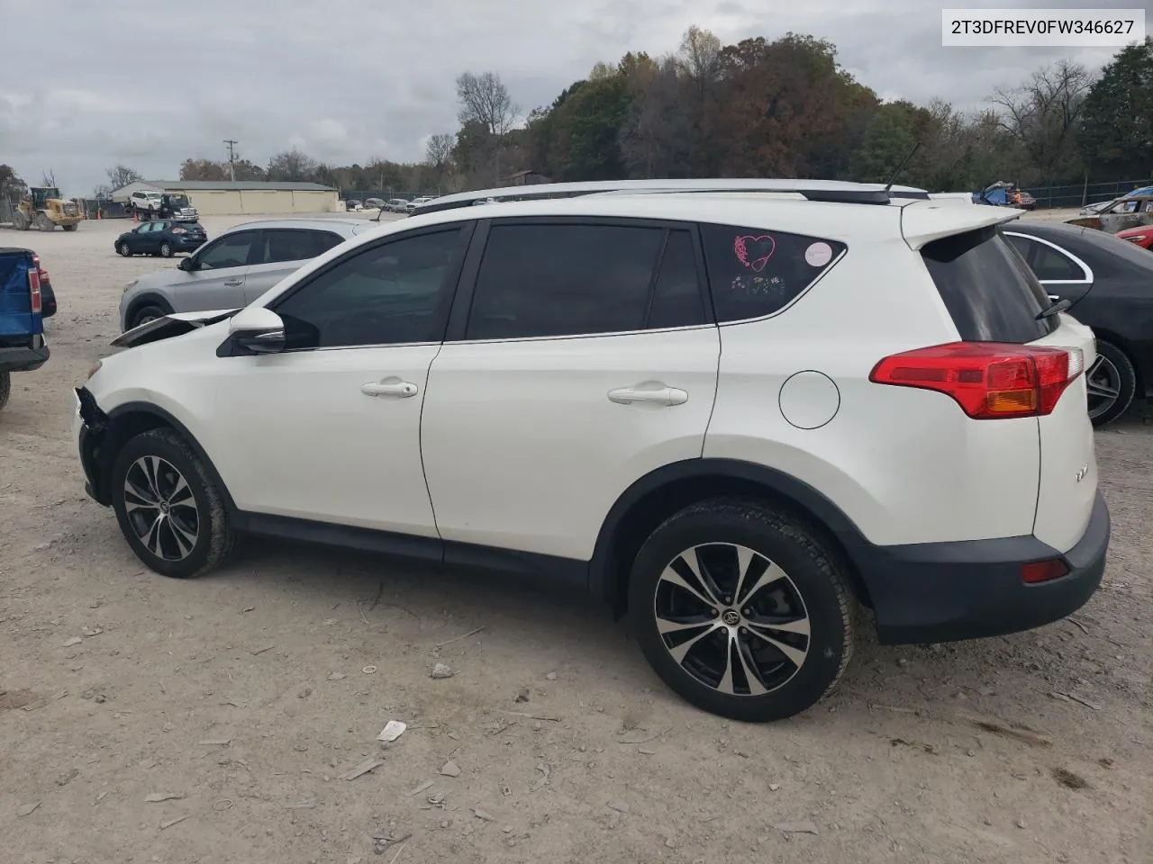 2015 Toyota Rav4 Limited VIN: 2T3DFREV0FW346627 Lot: 79580274