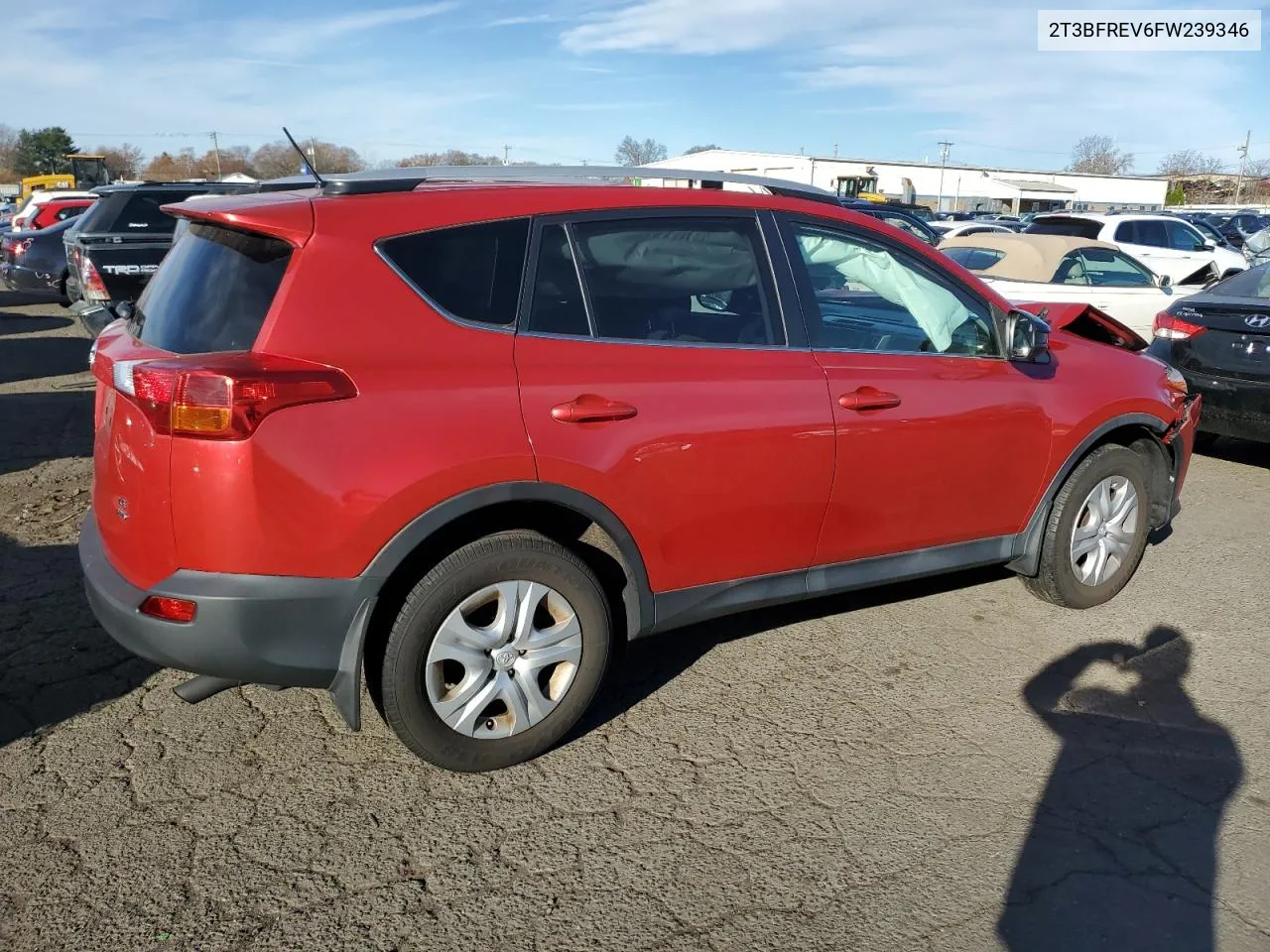 2015 Toyota Rav4 Le VIN: 2T3BFREV6FW239346 Lot: 79705254