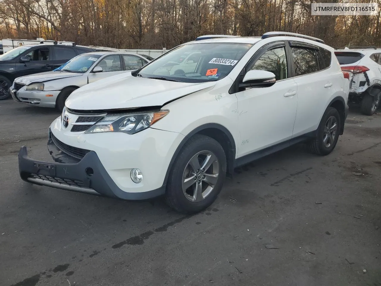 2015 Toyota Rav4 Xle VIN: JTMRFREV8FD116515 Lot: 80033214