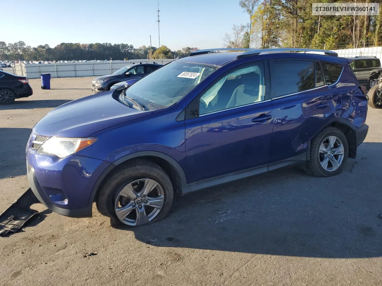 2015 Toyota Rav4 Le VIN: 2T3BFREV1FW360141 Lot: 80067924