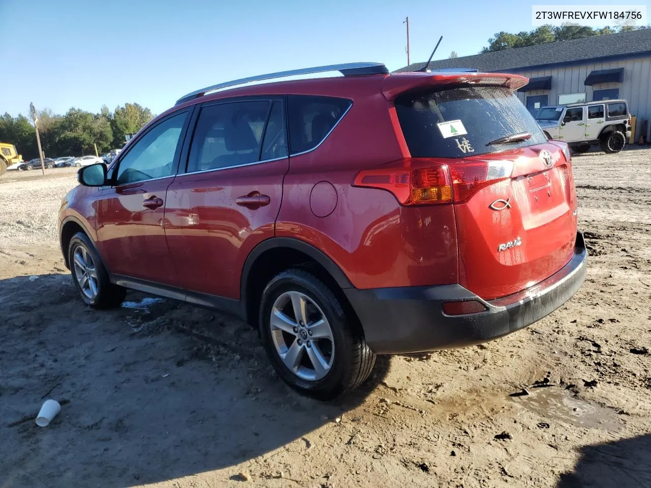 2015 Toyota Rav4 Xle VIN: 2T3WFREVXFW184756 Lot: 80336314