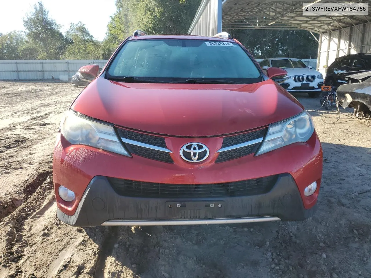 2015 Toyota Rav4 Xle VIN: 2T3WFREVXFW184756 Lot: 80336314