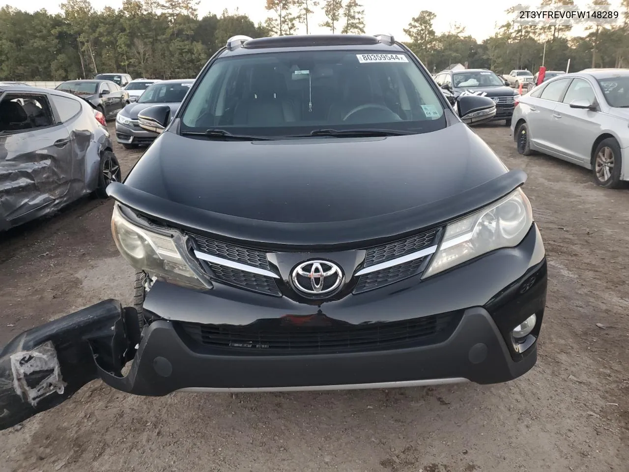 2015 Toyota Rav4 Limited VIN: 2T3YFREV0FW148289 Lot: 80359544