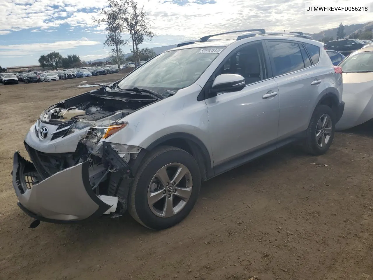 2015 Toyota Rav4 Xle VIN: JTMWFREV4FD056218 Lot: 80867314