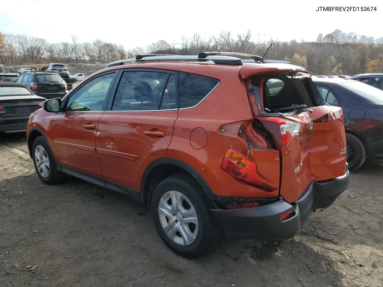 2015 Toyota Rav4 Le VIN: JTMBFREV2FD153674 Lot: 80988004