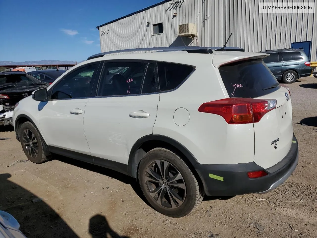 2015 Toyota Rav4 Limited VIN: JTMYFREV3FD063606 Lot: 80988594