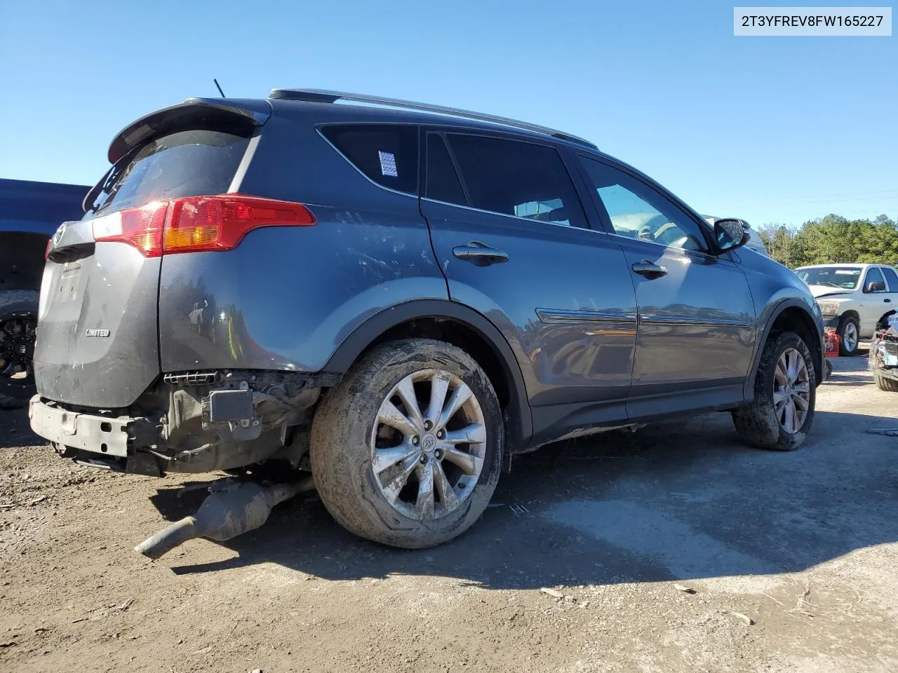 2015 Toyota Rav4 Limited VIN: 2T3YFREV8FW165227 Lot: 81039854