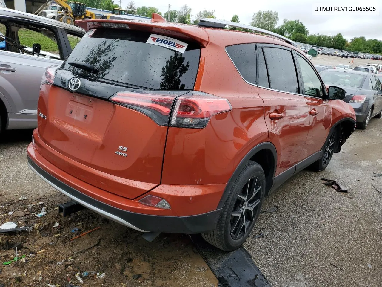 2016 Toyota Rav4 Se VIN: JTMJFREV1GJ065505 Lot: 52840884