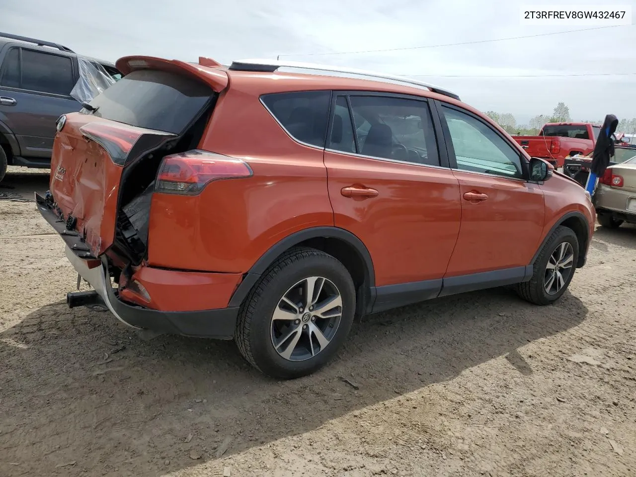 2016 Toyota Rav4 Xle VIN: 2T3RFREV8GW432467 Lot: 53557104