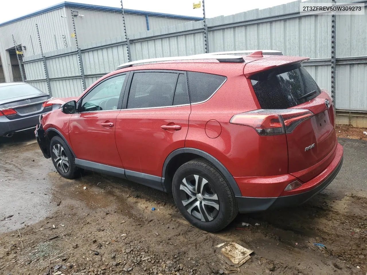 2016 Toyota Rav4 Le VIN: 2T3ZFREV5GW309273 Lot: 54623234