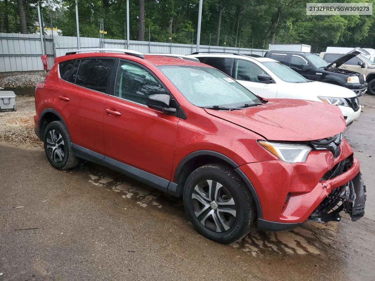 2016 Toyota Rav4 Le VIN: 2T3ZFREV5GW309273 Lot: 54623234