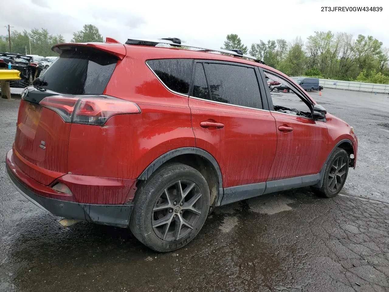 2016 Toyota Rav4 Se VIN: 2T3JFREV0GW434839 Lot: 55968254