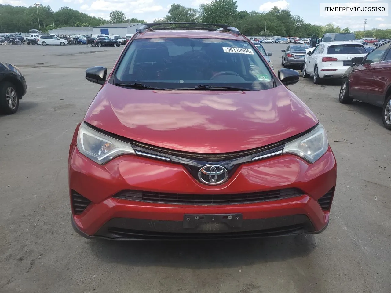 2016 Toyota Rav4 Le VIN: JTMBFREV1GJ055190 Lot: 56110904