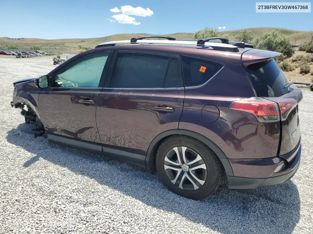 2016 Toyota Rav4 Le VIN: 2T3BFREV3GW467368 Lot: 58764834