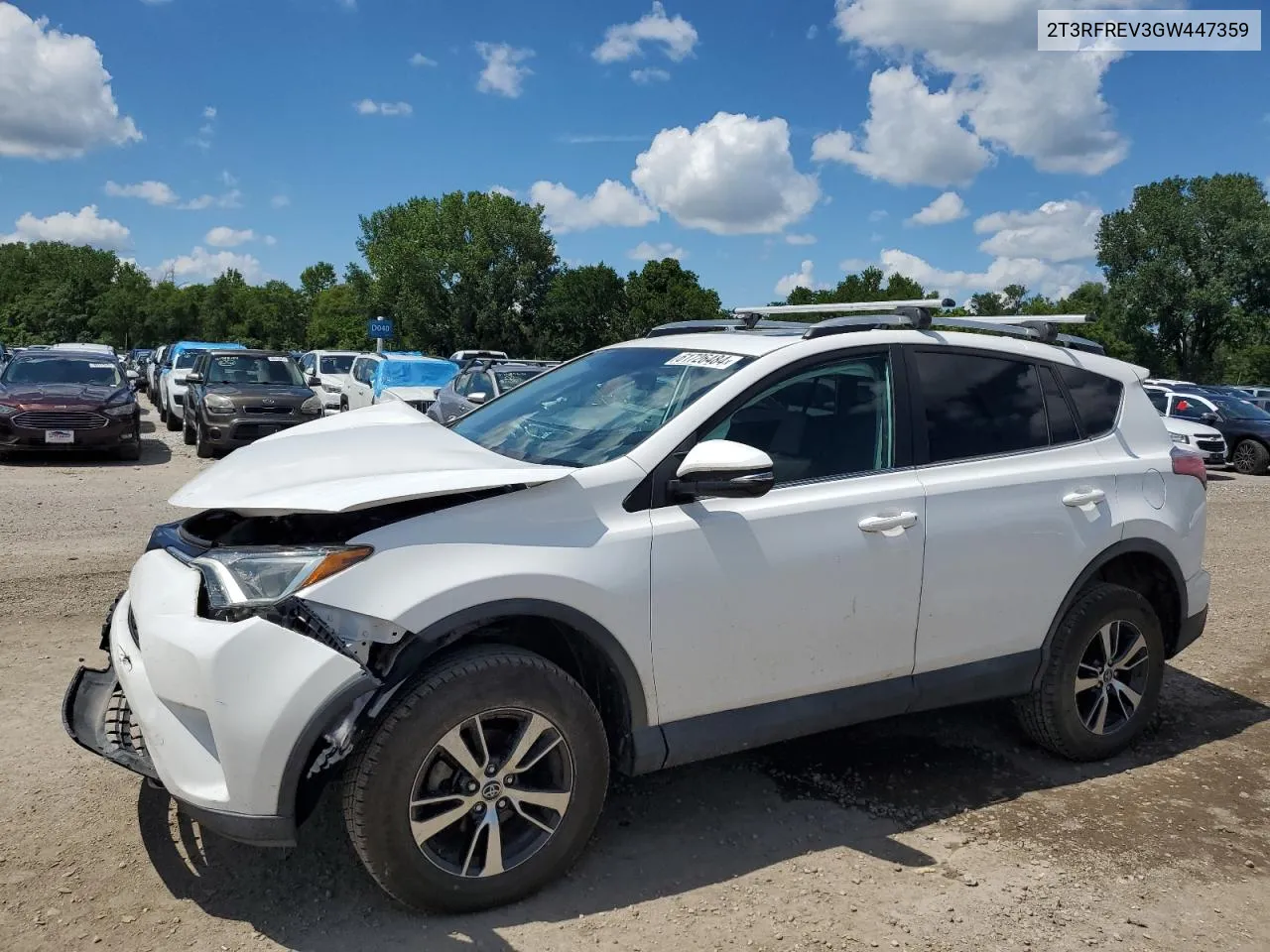 2016 Toyota Rav4 Xle VIN: 2T3RFREV3GW447359 Lot: 61726484