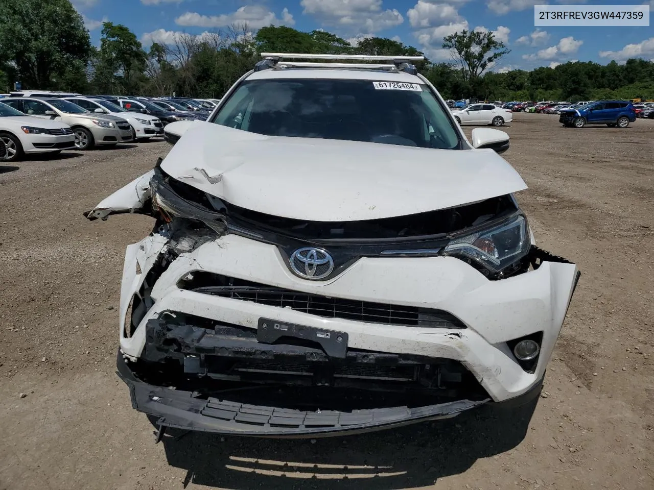 2016 Toyota Rav4 Xle VIN: 2T3RFREV3GW447359 Lot: 61726484