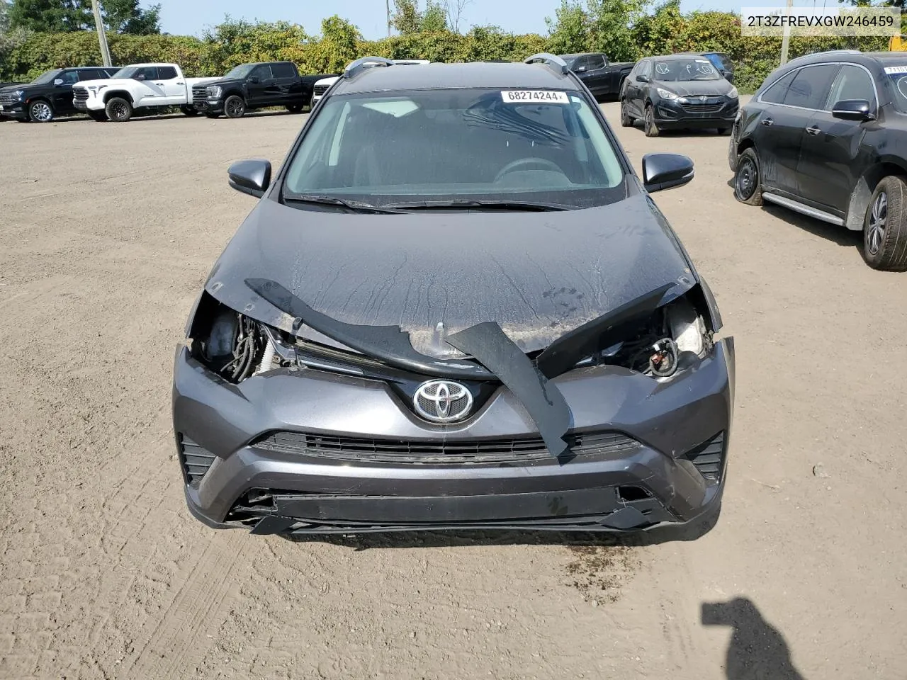 2T3ZFREVXGW246459 2016 Toyota Rav4 Le